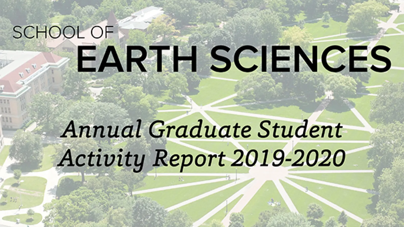Earth Sciences Student Activity Report 2019-2020