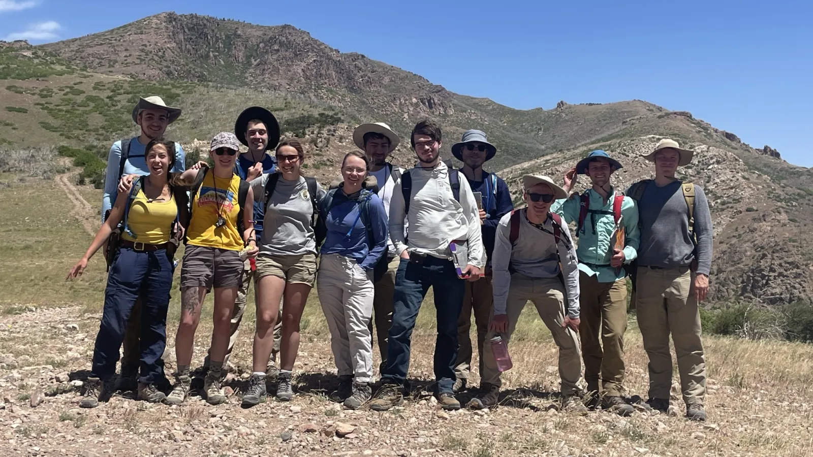 Field camp students