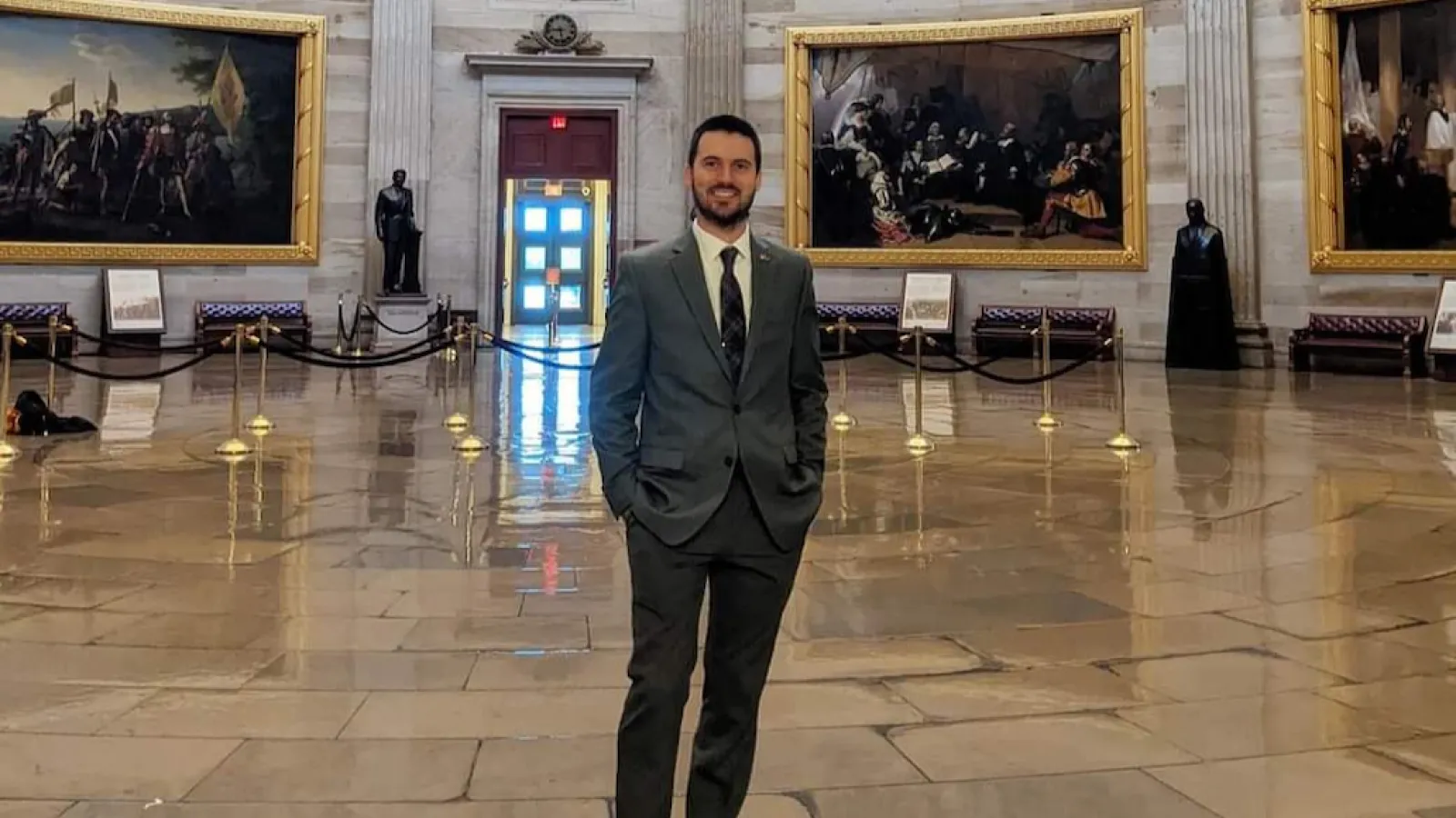 Alum Alex Rytel at Capitol Hill