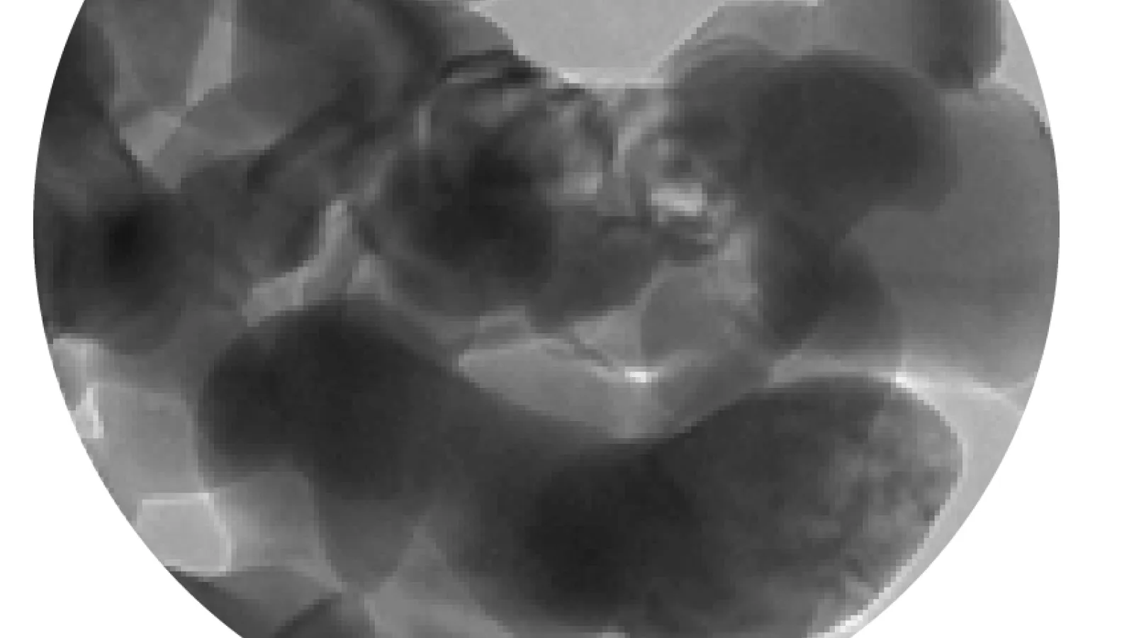 Transmission electron microscopy image from Dr. Liu's new study