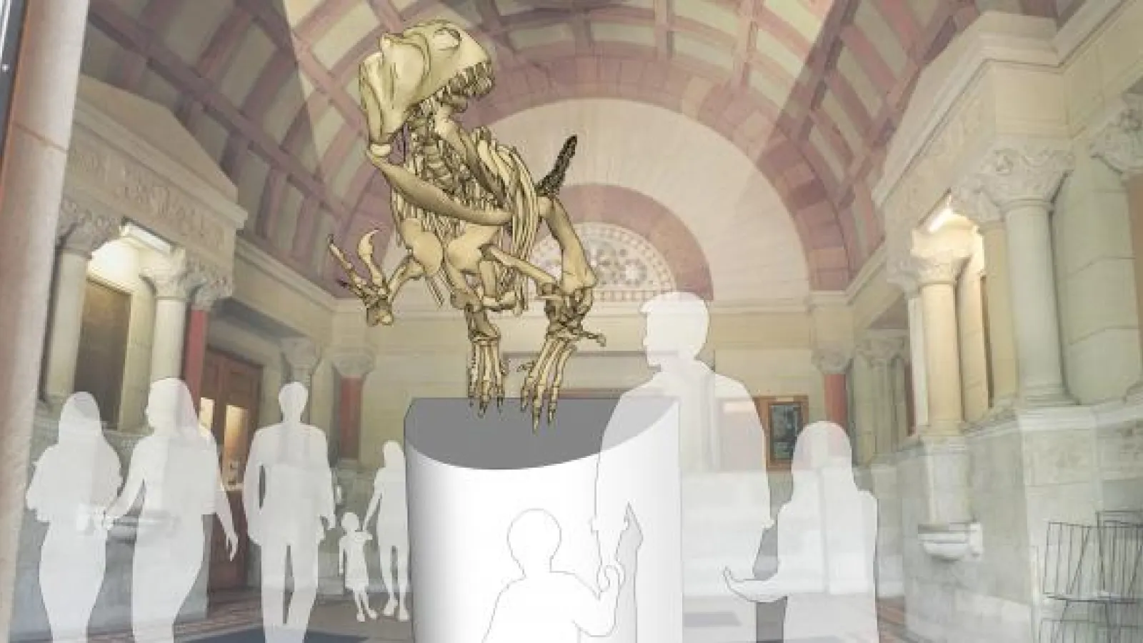 Orton Museum preps for crowdsourcing campagin to bring Cryolophosaurus to the Orton lobby