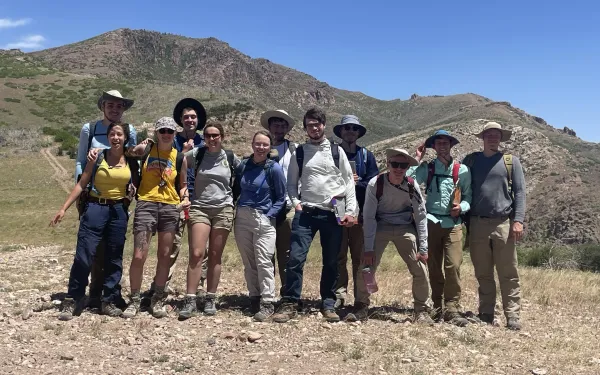 Field camp students