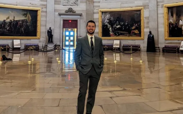 Alum Alex Rytel at Capitol Hill