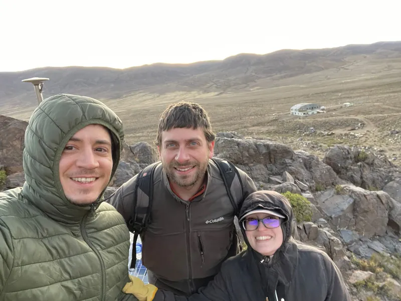 Picture from the field, at Reserva Don Carmelo, San Juan, Argentina